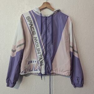Disney space mountain windbreaker light jacket